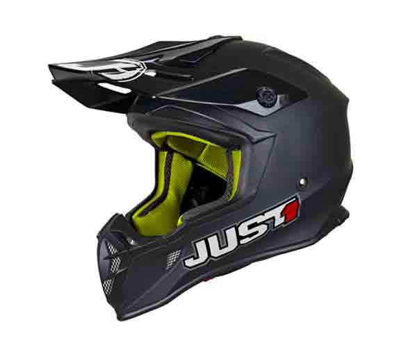 CASCO JUST1 J38 SOLID MATT BLACK XS